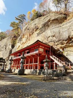 25_1119_毘沙門堂02 岩手県,平泉,神社の写真素材