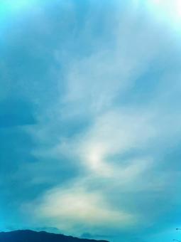 幻想的な空と雲 幻想的な空と雲の写真