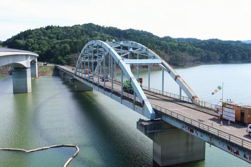 Photo, bridge, abandoned bridge, katsurazawa bridge, 