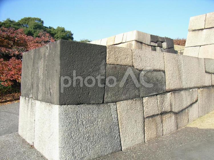 江戸城本丸天守台 江戸城の写真素材