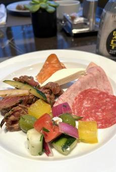 オードブル オードブル オードブル,料理,ハムの写真素材