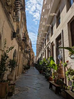 シチリア　オルティージア島 街並み,ヨーロッパ,お洒落の写真素材