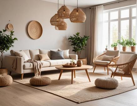 家族がくつろげるリビング②の写真