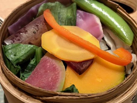 薬膳ランチ7蒸し野菜 薬膳ランチ7蒸し野菜の写真