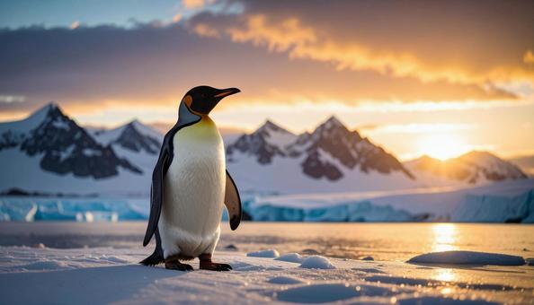 南極のペンギン 南極のペンギンの写真