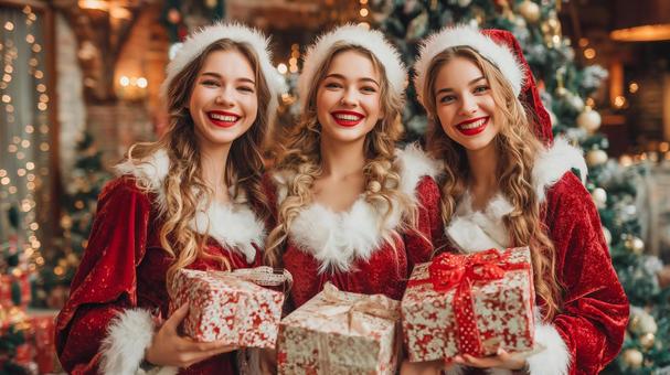 笑顔が輝くクリスマスの魔法 笑顔が輝くクリスマスの魔法の写真
