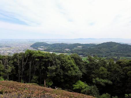 山頂からの眺め 山頂からの眺めの写真