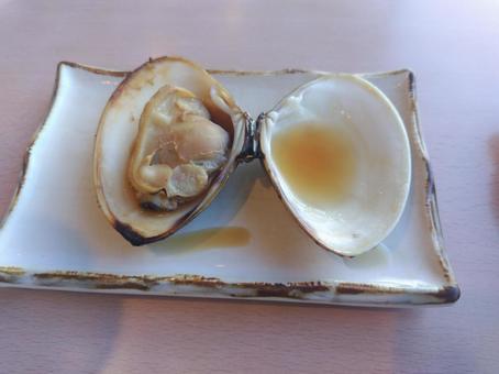 焼きハマグリ ハマグリ,貝,海鮮の写真素材