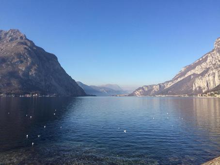 コモ湖 コモ湖 イタリア,北イタリア,コモの写真素材