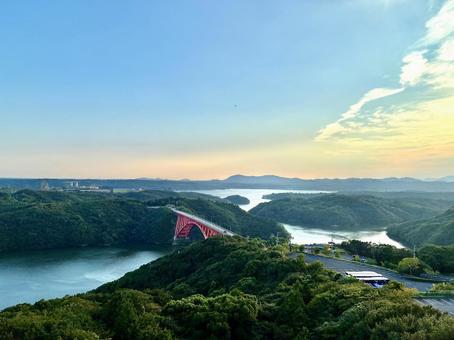 自然と陸橋 自然と陸橋 風景,自然,景色の写真素材