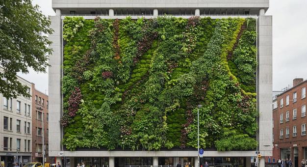 現代都市環境 の緑化 リビングウォール 現代都市環境 の緑化 リビングウォールの写真
