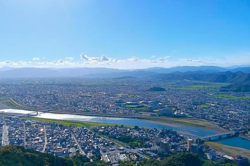 長良川と岐阜市街② 長良川と岐阜市街②の写真