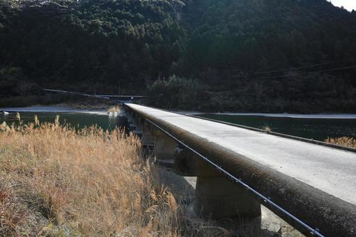 高知県越知町 片岡沈下橋 高知県越知町 片岡沈下橋の写真