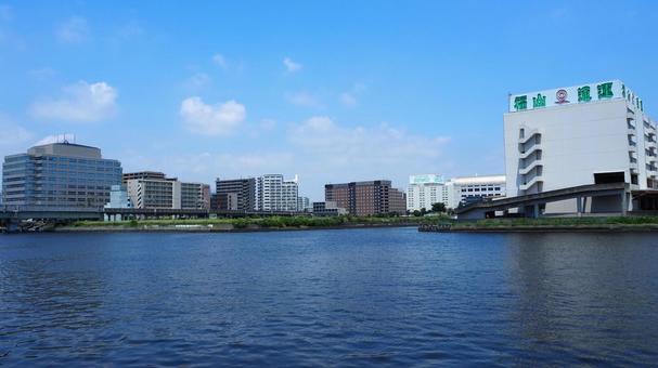 夢の島公園からの眺め・潮見の街(江東区) 夢の島公園からの眺め・潮見の街(江東区)の写真