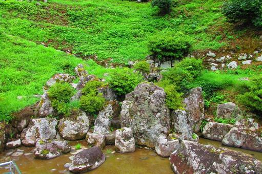 福井県-一乗谷朝倉氏庭園-朝倉館跡庭園 福井県-一乗谷朝倉氏庭園-朝倉館跡庭園の写真