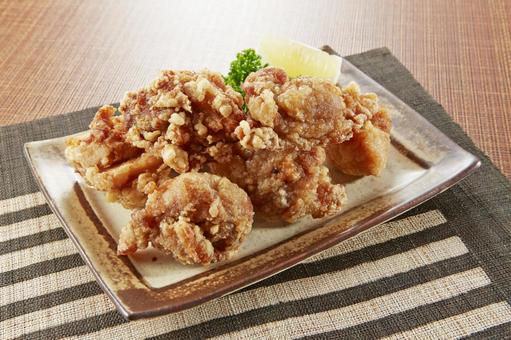 から揚げ(一品料理) から揚げ(一品料理) から揚げ,鶏カラ,鶏肉の写真素材