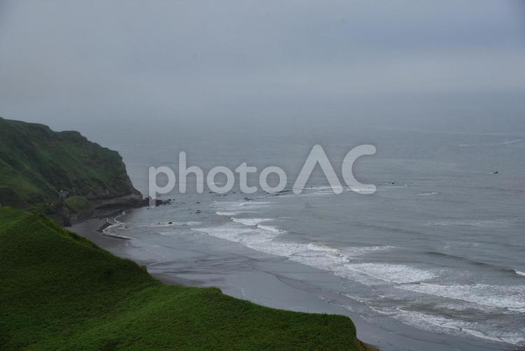 釧路の夏の海岸 釧路,夏,海岸の写真素材
