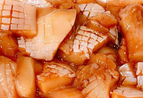 いか照り焼き 照焼,照り焼き,いか照り焼きの写真素材