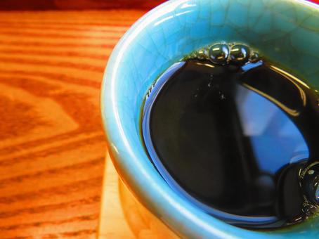 カフェのランチのホットコーヒー カフェのランチのホットコーヒーの写真