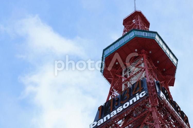 さっぽろテレビ塔 タワー,鉄塔,電波塔の写真素材