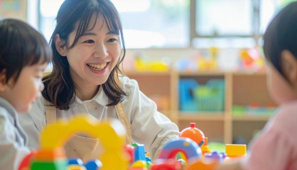 保育園の先生 保育園の先生の写真