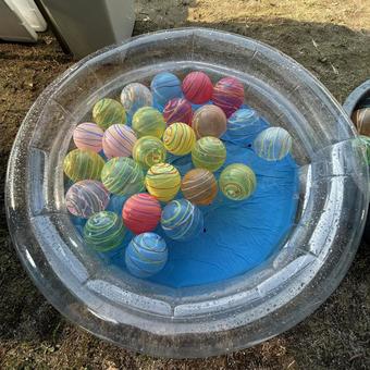 ヨーヨーつり ヨーヨーつり ヨーヨー,夏,祭りの写真素材