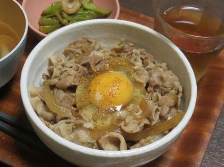 豚丼 豚丼の写真