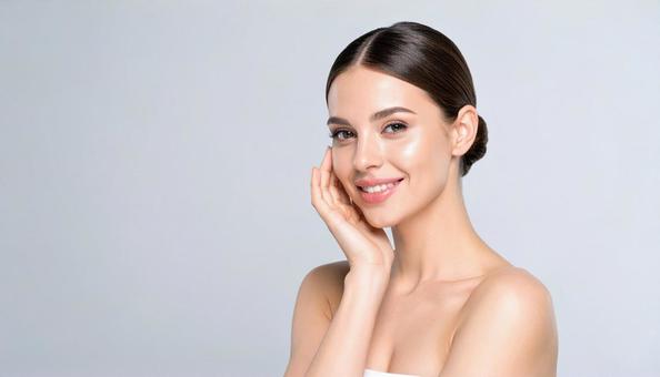 若くて美しい外国人女性のポートレート 若くて美しい外国人女性のポートレートの写真