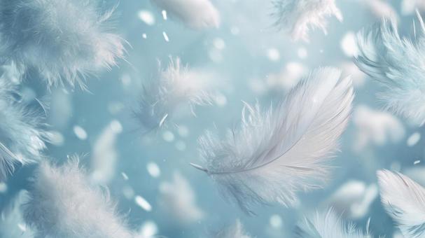 背景素材 羽が舞い降りる幻想的な背景 背景素材 羽が舞い降りる幻想的な背景の写真