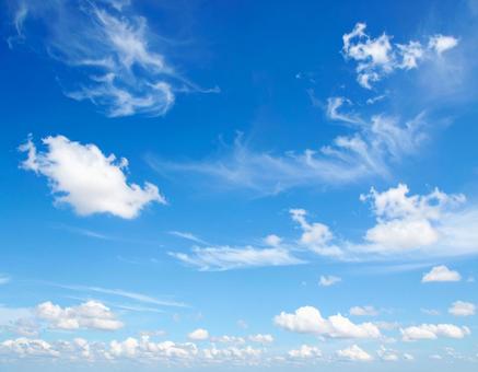 きれいな空の背景素材18 きれいな空の背景素材18の写真