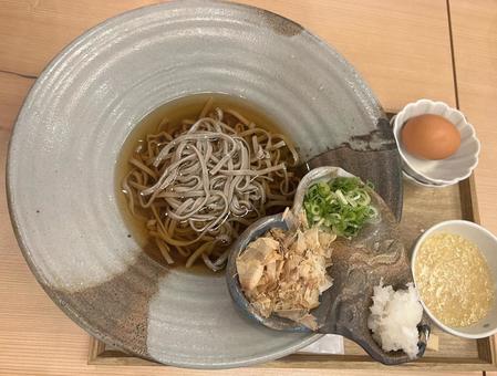 おろしそば おろしそば おろし蕎麦,お蕎麦,定食の写真素材