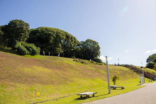 小牧城 広場 小牧城 広場 小牧城,広場,城の写真素材