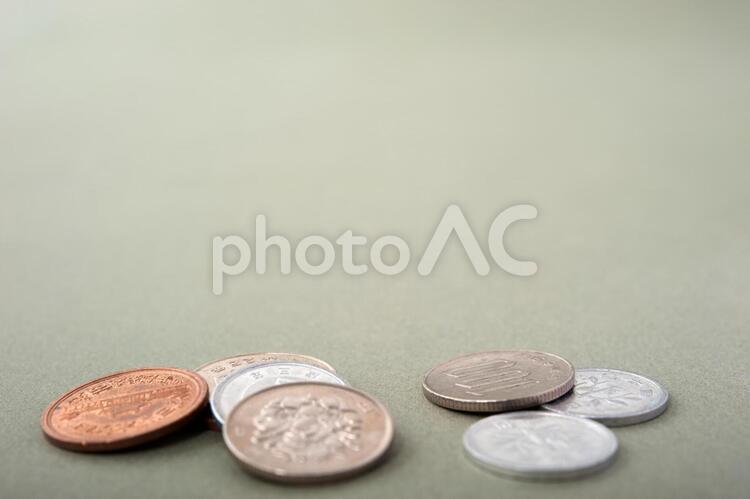 日本円硬貨 お金,クローズアップ,ビジネスの写真素材