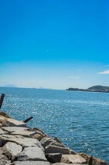 広島県　阿伏兎観音の風景 広島県,阿伏兎観音,福山の写真素材