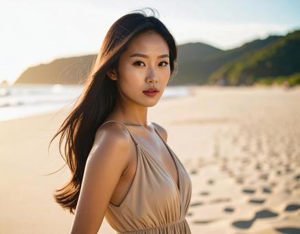 晩夏・夏の終わり、海辺の彼女 晩夏・夏の終わり、海辺の彼女の写真