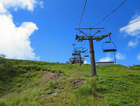 車山高原の展望リフトの写真