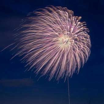 打ち上げ花火 打ち上げ花火の写真