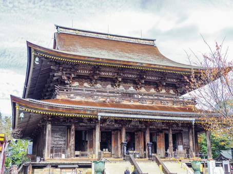 【奈良県】吉野町・金峯山寺 金峯山寺,吉野町,寺社仏閣の写真素材