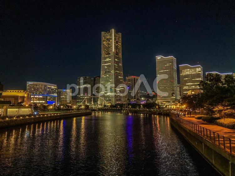 【神奈川県】横浜・みなとみらいの風景 横浜,みなとみらい,ランドマークの写真素材