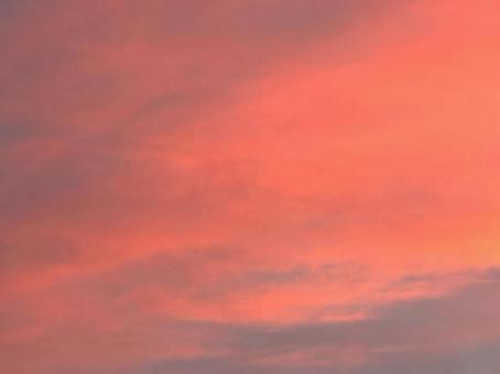 真っ赤な夕焼け空2 真っ赤な夕焼け空2の写真