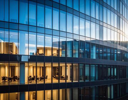 ビルのファサードの素材の写真