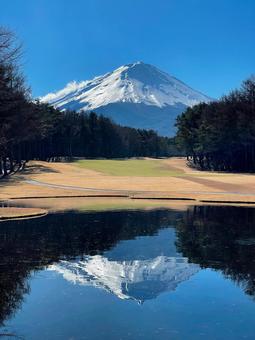 逆さ富士 逆さ富士の写真