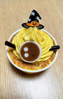 ハロウィン かぼちゃケーキ ハロウィン かぼちゃケーキの写真