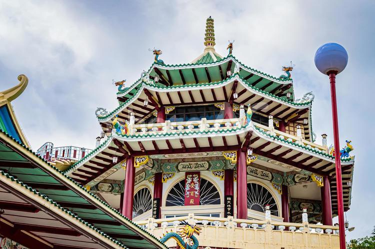 フィリピン　セブ　セブ道教寺院 フィリピン,philippines,セブの写真素材
