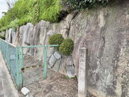 大仏殿石垣 豊国神社,方広寺,大仏殿の写真素材