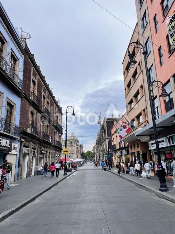メキシコシティの街並み 海外,旅行,メキシコの写真素材