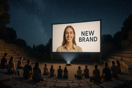 星空の下で見るNEWBRAND上映会 星空の下で見るNEWBRAND上映会の写真