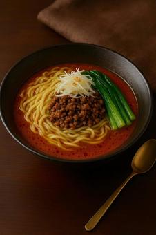 辛い冷やし担々麺 辛い冷やし担々麺の写真