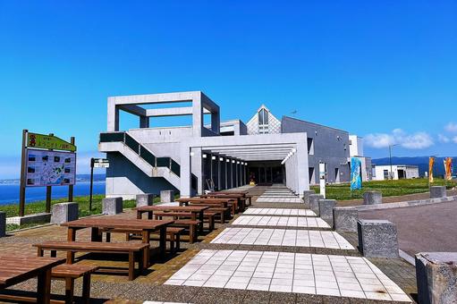 北海道　道の駅上ノ国もんじゅ 道の駅,道の駅上ノ国もんじゅ,建物の写真素材