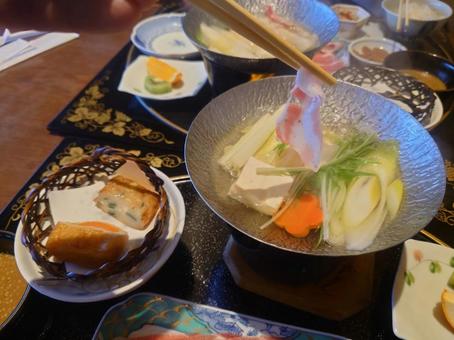 しゃぶしゃぶ しゃぶしゃぶ しゃぶしゃぶ,料理,日本料理の写真素材